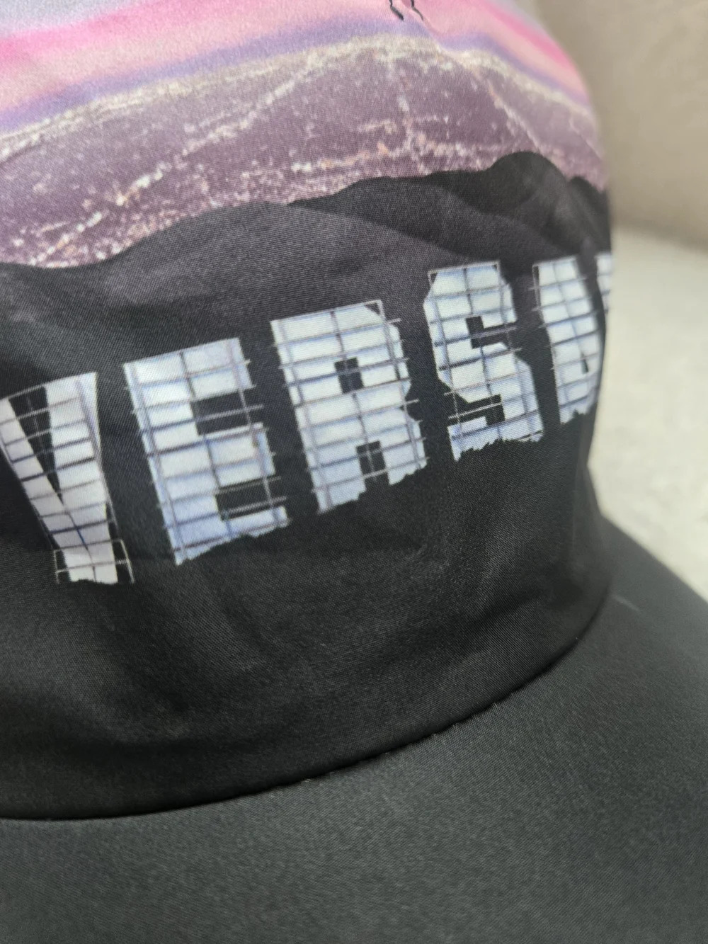 VERSACE EUC Multicolor Nylon Baseball Cap – Size 58 - Picture 2 of 14